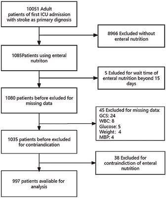 Relationship between enteral nutrition timing and 28-day mortality in critically ill stroke patients in the MIMIC-IV database